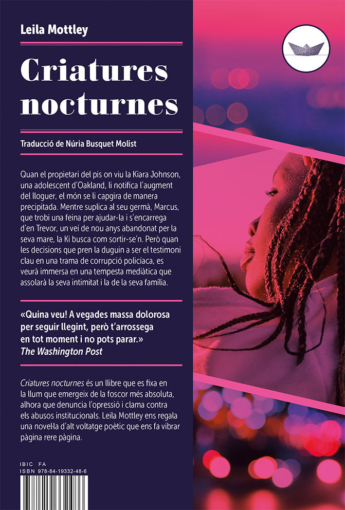 CRIATURES NOCTURNES, de MOTTLEY, LEILA | portada del libro