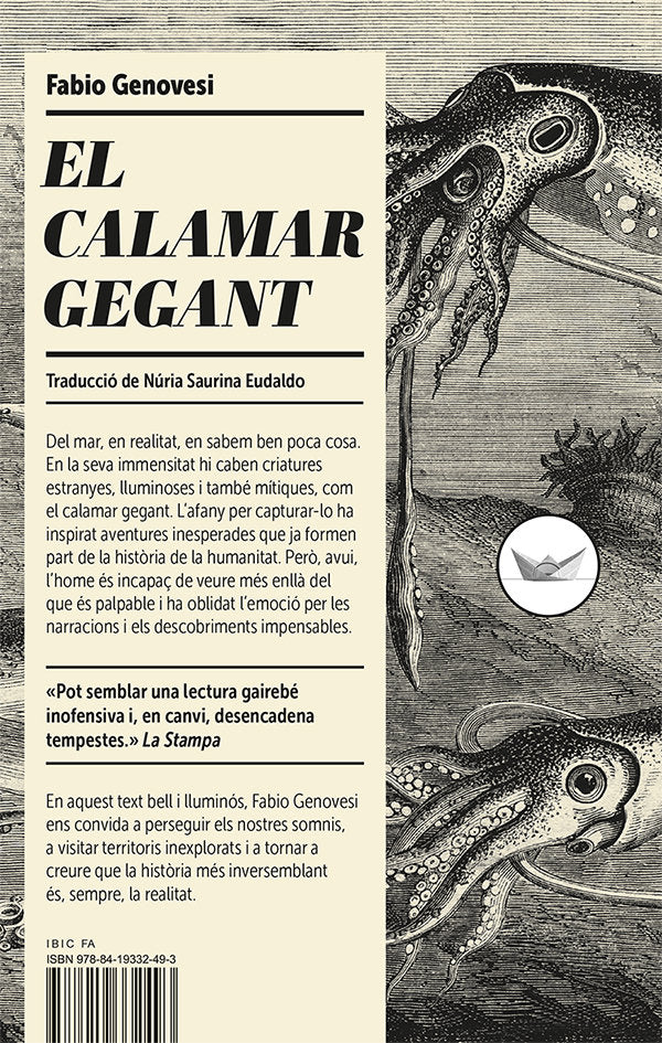 EL CALAMAR GEGANT, de GENOVESI, FABIO | portada del libro