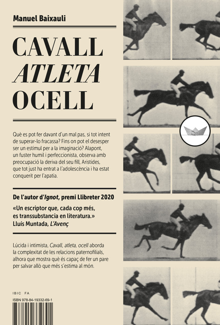 CAVALL, ATLETA, OCELL, de BAIXAULI, MANUEL | portada del libro