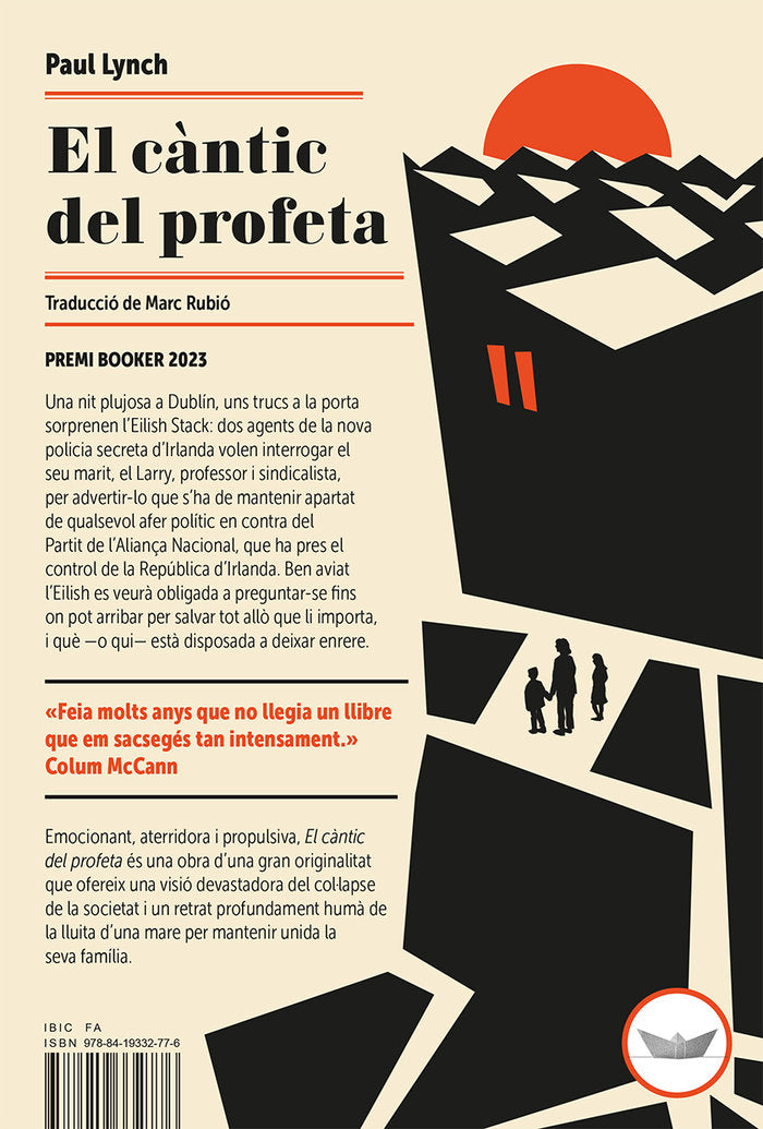 CANTIC DEL PROFETA,EL, de LYNCH,PAUL | portada del libro
