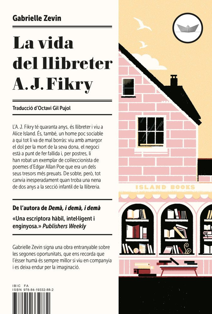 La vida del llibreter A.J. Fikry, de ZEVIN,GABRIELLE | portada del libro