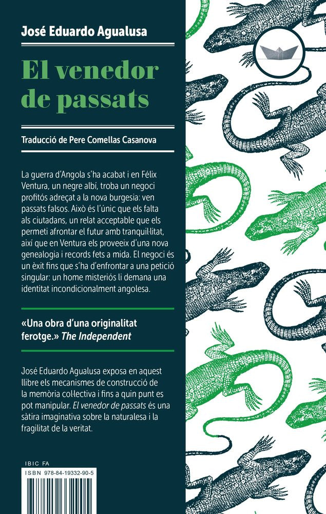 El venedor de passats, de AGUALUSA,JOSE EDUARDO | portada del libro