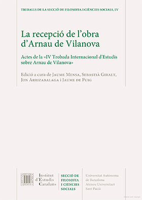 LA RECEPCIO DE LOBRA DARNAU DE VILANOVA ACTES DE LA «IV T, de MENSA, JAUME | portada del libro