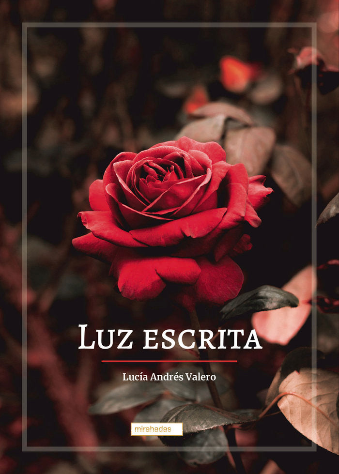 LUZ ESCRITA, de ANDRES VALERO, LUCIA | portada del libro