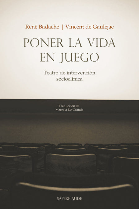 PONER LA VIDA EN JUEGO, de BADACHE, RENE | portada del libro