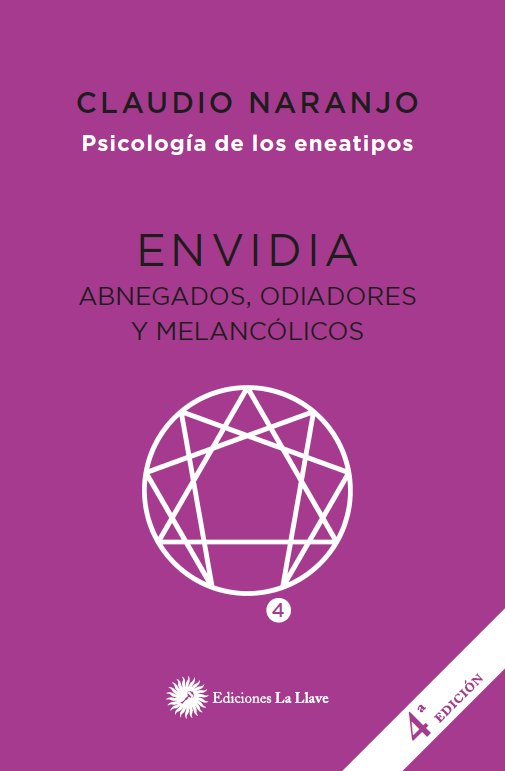 PSICOLOGIA DE LOS ENEATIPOS ENVIDIA, de CLAUDIO NARANJO | portada del libro