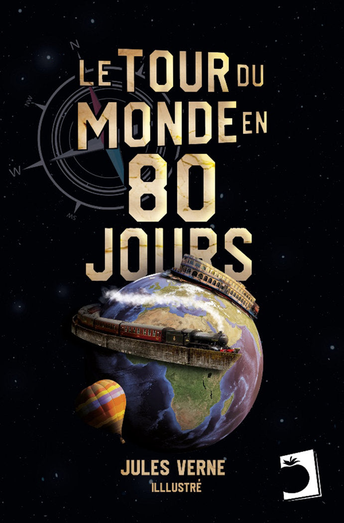 Le tour du monde en quatre-vingts jours, de Verne, Jules | portada del libro