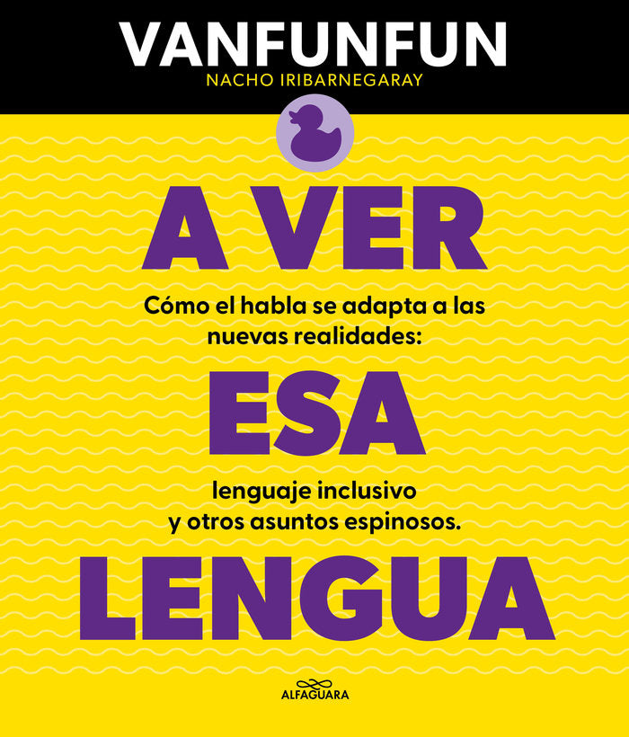 A ver esa lengua, de VANFUNFUN | portada del libro