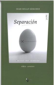 SEPARACION, de BELLO SANCHEZ | portada del libro