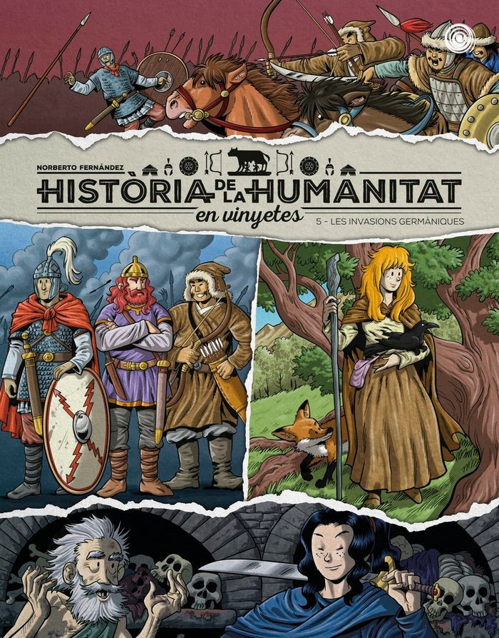 HISTORIA HUMANITAT VINYETES 5 LES INVASIONS GERMANIQUES, de FERNANDEZ, NORBERTO | portada del libro