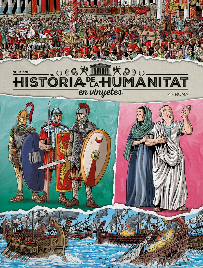 HISTORIA HUMANITAT VINYETES 4 ROMA | portada del libro