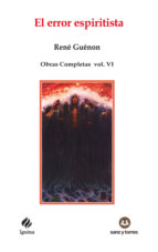 EL ERROR ESPIRITISTA, de René Guénon | portada del libro