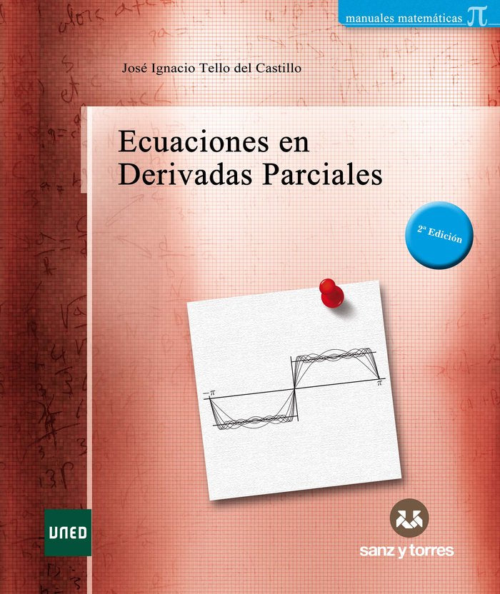 ECUACIONES EN DERIVADAS PARCIALES, de JOSE IGNACIO TELLO DEL CASTILLO | portada del libro