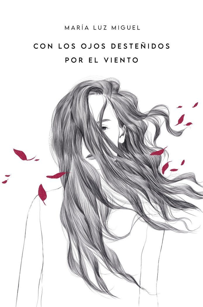 CON LOS OJOS DESTEÑIDOS POR EL VIENTO, de Miguel, María Luz | portada del libro