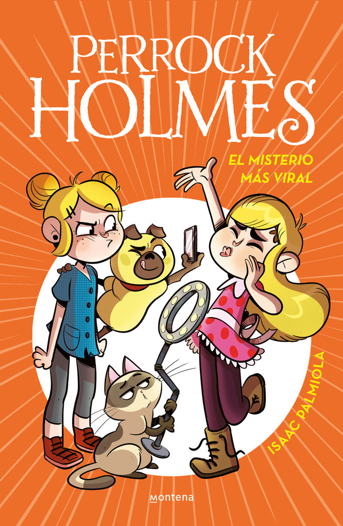EL MISTERIO MAS VIRAL SERIE PERROCK HOLMES 19, de ISAAC PALMIOLA | portada del libro