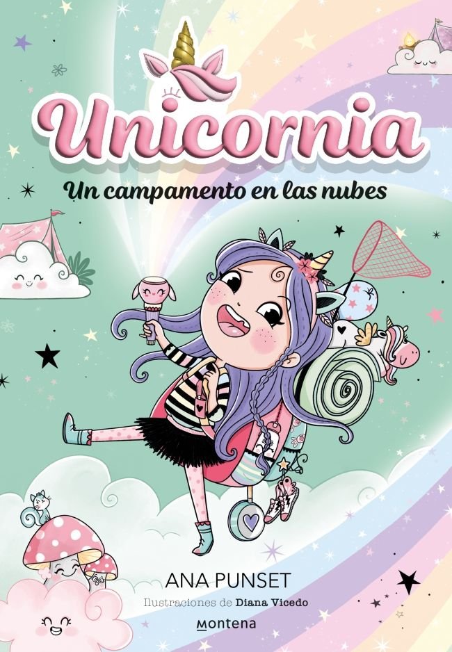 Unicornia 5 - Unos campamentos en las nubes, de ANA PUNSET | portada del libro