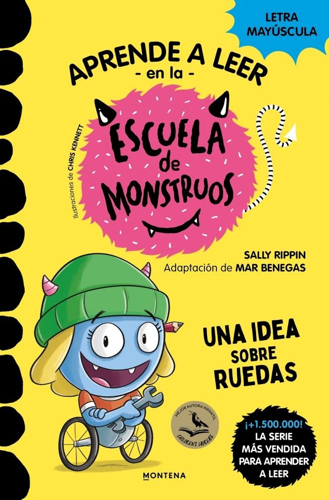 APRENDER A LEER EN LA ESCUELA DE MONSTRUOS 12 - UNA IDEA SOBRE RUEDAS, de RIPPIN, SALLY | portada del libro