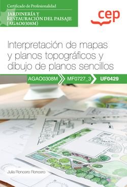 MANUAL INTERPRETACION DE MAPAS Y PLANOS TOPOGRAFICOS Y DIBU, de JULIA RONCERO RONCERO | portada del libro