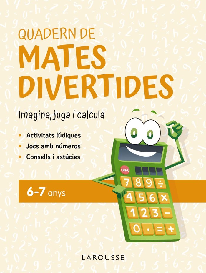 Quadern de mates divertides 6-7 anys, de CIUDAD REAL, GINES | portada del libro