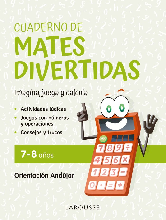 CUADERNO DE MATES DIVERTIDAS 7 8 AÑOS, de CIUDAD REAL, GINES | portada del libro