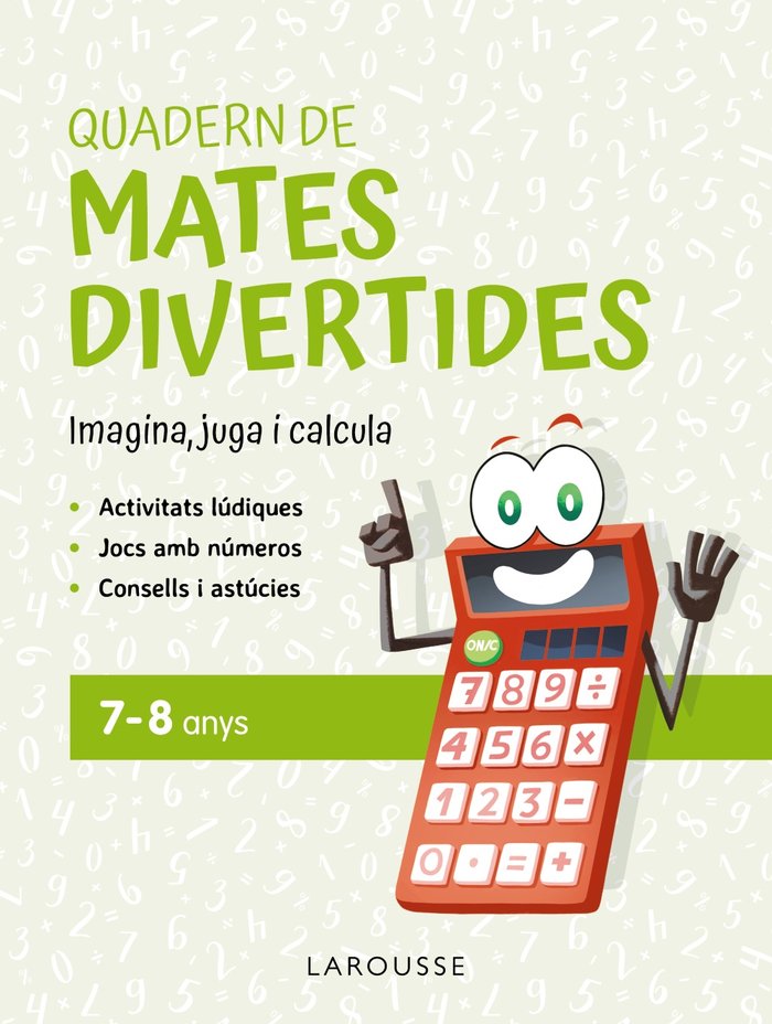Quadern de mates divertides 7-8 anys, de CIUDAD REAL, GINES | portada del libro