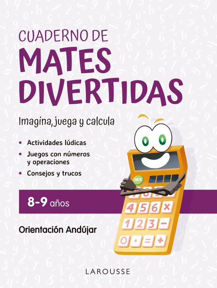 CUADERNO DE MATES DIVERTIDAS 8 9 AÑOS, de CIUDAD REAL, GINES | portada del libro