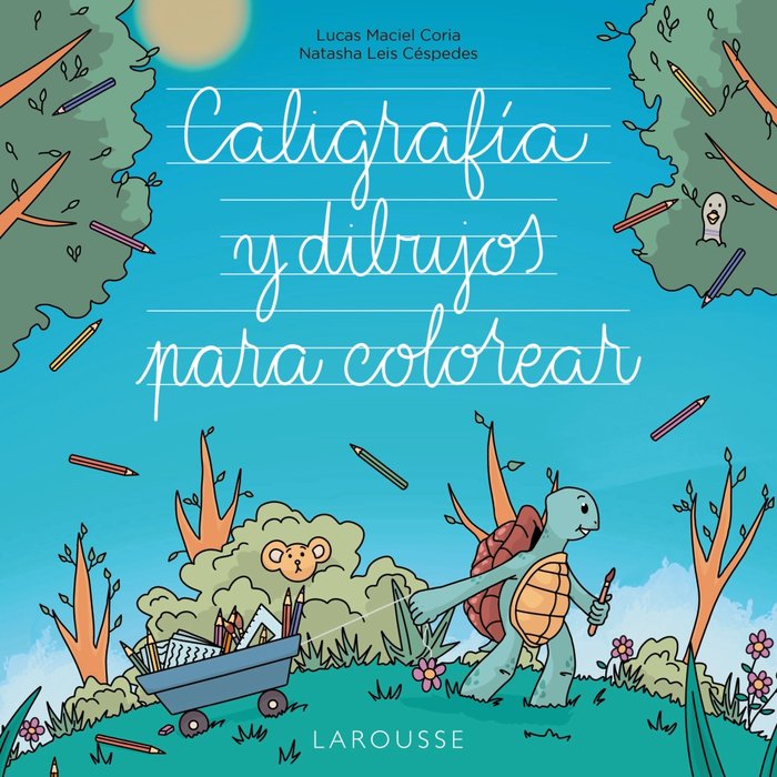 CALIGRAFIA Y DIBUJOS PARA COLOREAR, de LEIS CESPEDES, NATASHA | portada del libro
