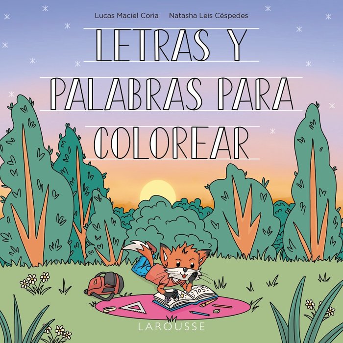 Letras y palabras para colorear, de LEIS CESPEDES, NATASHA | portada del libro