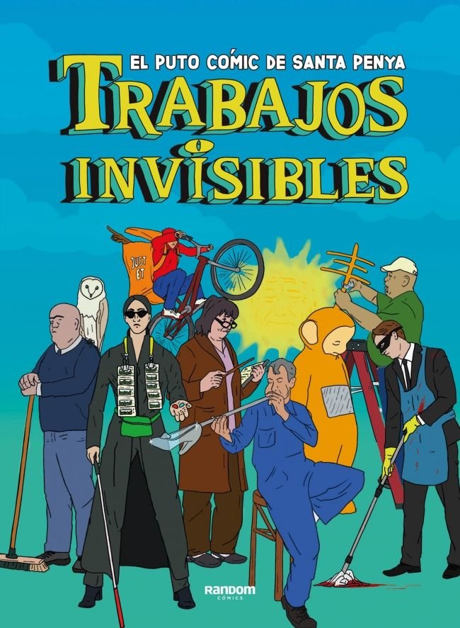 TRABAJOS INVISIBLES, de SANTA PENYA | portada del libro