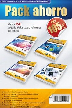 PACK AHORRO OPOSICIONES CUERPO PROFESORES DE ENSEÑANZA, de CAMPOS MONGE, MARIBEL | portada del libro