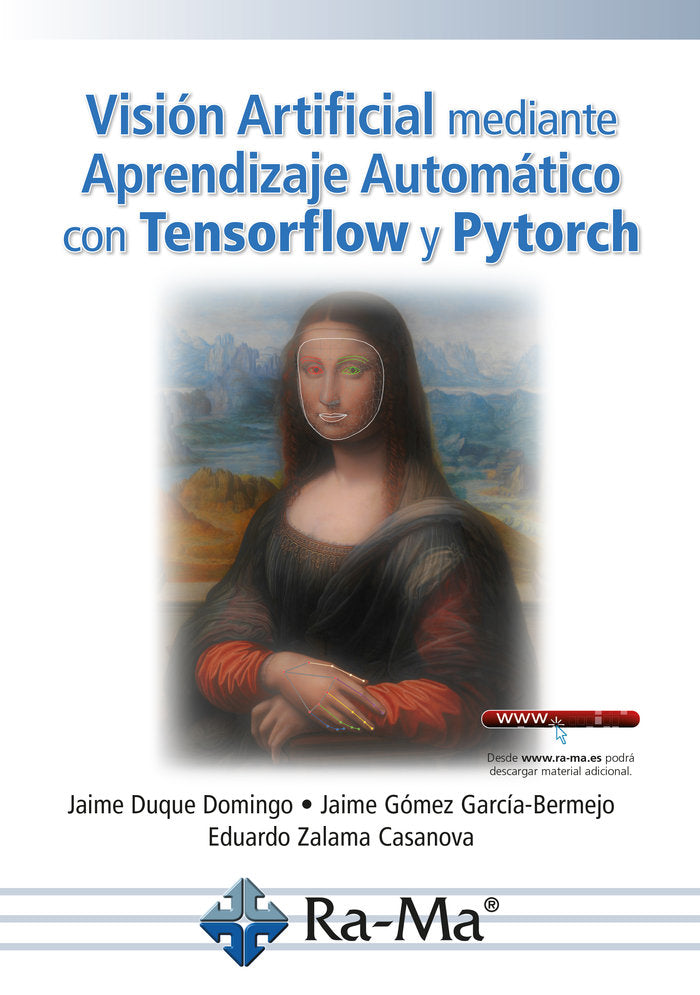 VISION ARTIFICIAL MEDIANTE APRENDIZAJE AUTOMATICO CON TENSOR, de JAIME DUQUE DOMINGO | portada del libro