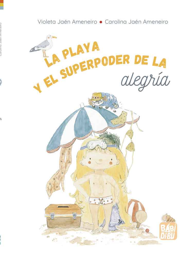 LA PLAYA Y EL SUPERPODER DE LA ALEGRIA, de JAEN AMENEIRO, CAROLINA | portada del libro