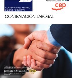 CUADERNO ALUMNO CONTRATACION LABORAL UF0341). CERTIFIC, de FRANCISCO JAVIER GOMEZ SAEZ | portada del libro