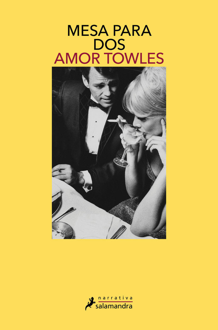 Mesa para dos, de TOWLES | portada del libro