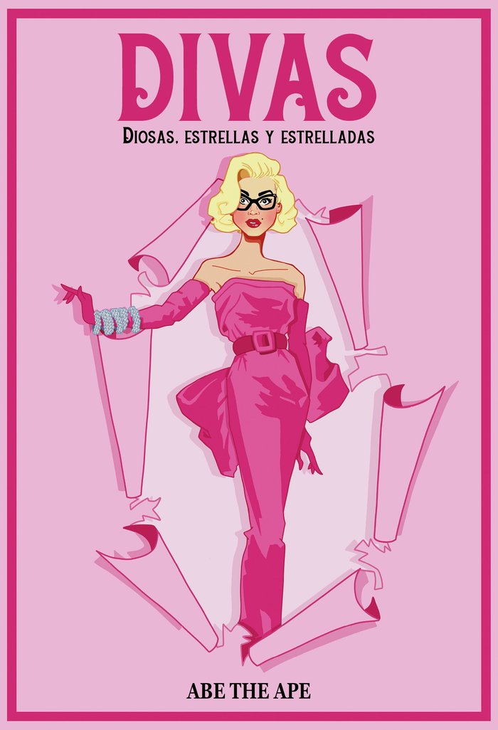 DIVAS, de ABE THE APE (ABRAHAM MENENDEZ) | portada del libro