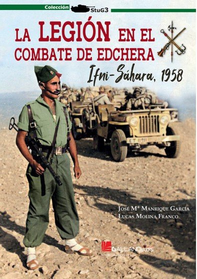 LEGION EN EL COMBATE DE EDCHERA IFNI SAH, de JOSE MARIA MANRIQUE | portada del libro