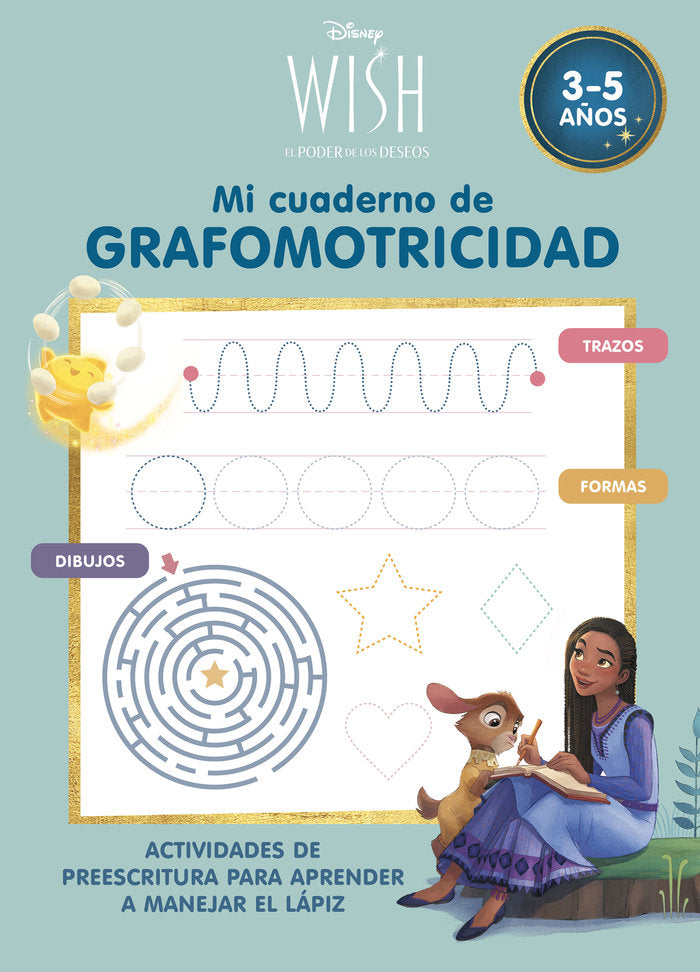 CUADERNO EDUCATIVO WISH - MI CUADERNO DE, de DISNEY | portada del libro