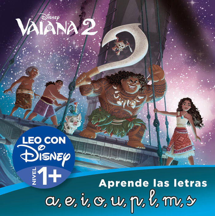 VAIANA 2. LEO CON DISNEY (NIVEL 1+), de DISNEY | portada del libro