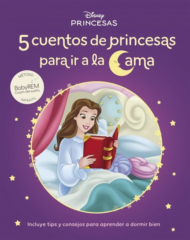 ES LA HORA DE DORMIR. 5 CUENTOS DE PRINCESAS PARA IRSE A LA CAMA, de DISNEY | portada del libro