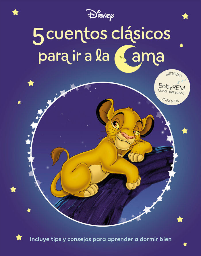 ES LA HORA DE DORMIR. 5 CUENTOS CLASICOS PARA IRSE A LA CAMA, de DISNEY | portada del libro