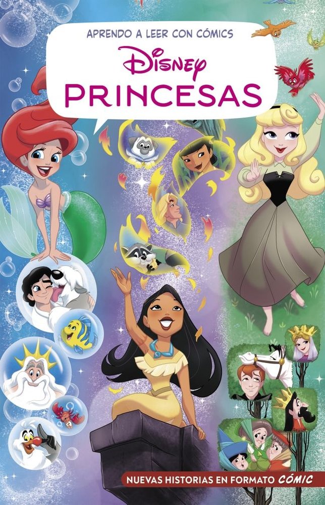 LAS HISTORIAS MAS DIVERTIDAS DE PRINCESAS DISNEY, de DISNEY | portada del libro