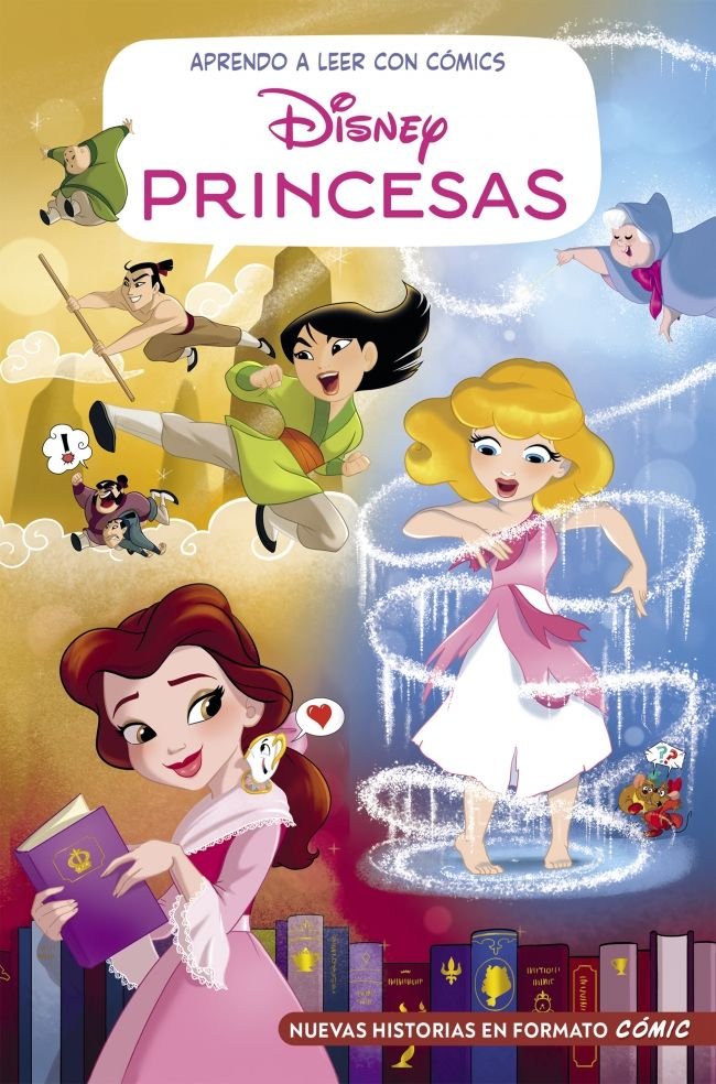 APRENDO A LEER CON COMICS DISNEY PRINCESAS 2, de DISNEY | portada del libro