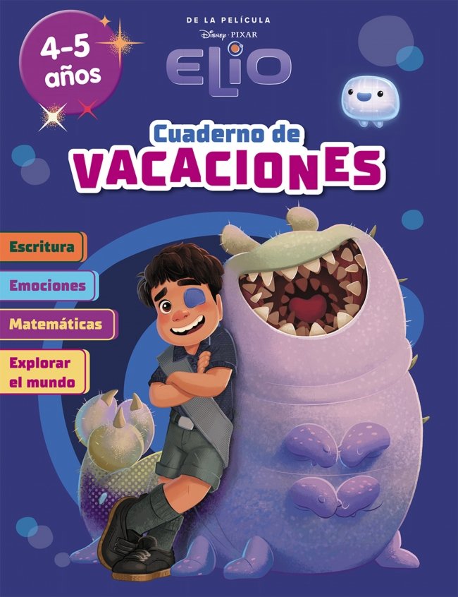 ELIO. (4-5 AÑOS) (DISNEY. CUADERNO DE VACACIONES), de DISNEY | portada del libro