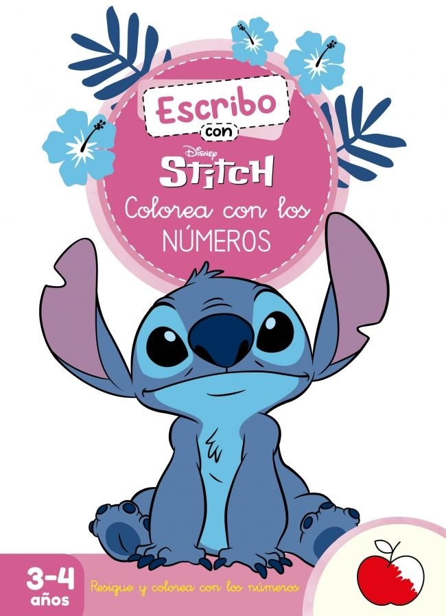 ESCRIBO CON STITCH COLOREA CON LOS NUMEROS DISNEY PRIMEROS, de DISNEY | portada del libro