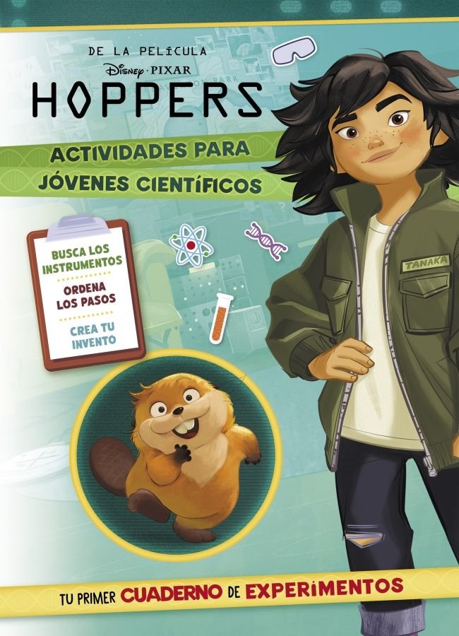 HOPPERS ACTIVIDADES PARA JOVENES CIENTIFICOS, de DISNEY | portada del libro