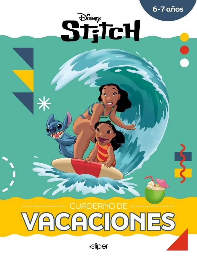 Stitch. Cuaderno de vacaciones (6-7 años) (Disney. Cuaderno de vacaciones), de DISNEY | portada del libro