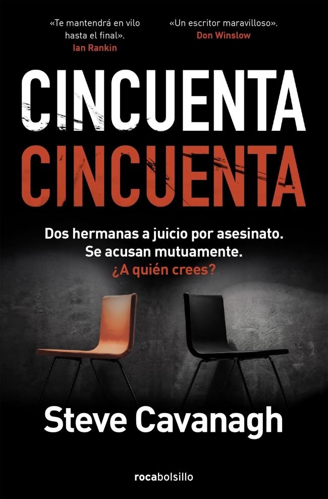 CINCUENTA CINCUENTA (EDDIE FLYNN 2), de STEVE CAVANAGH | portada del libro