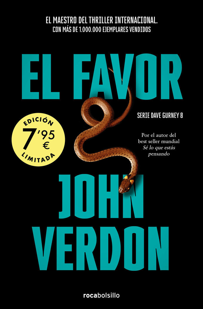 FAVOR, EL (GURNEY 8) (LIMITED), de JOHN VERDON | portada del libro