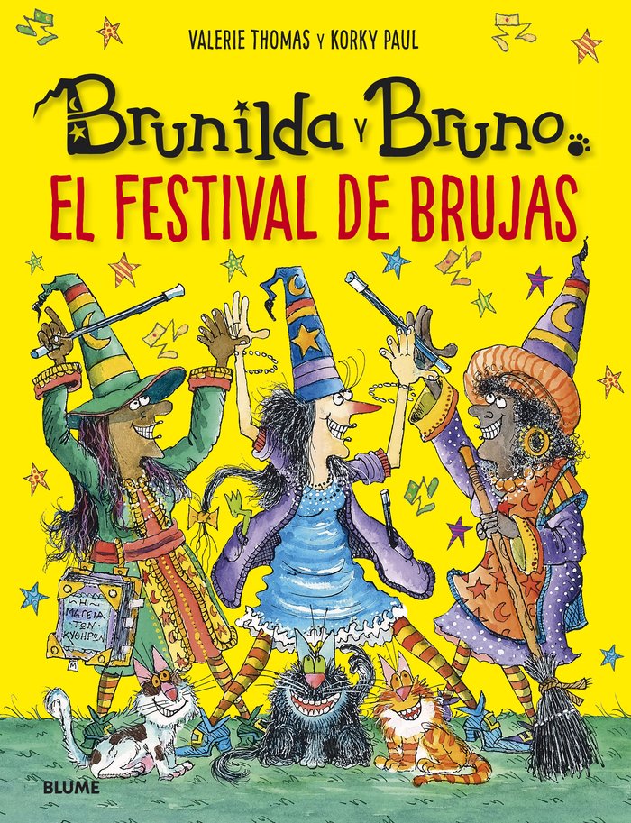 FESTIVAL DE BRUJAS, EL -BRUNILDA Y BRUNO, de THOMAS | portada del libro