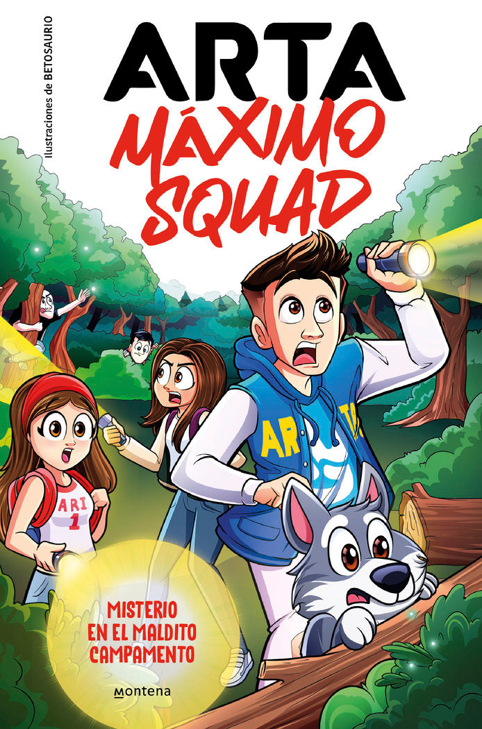 ARTA MAXIMO SQUAD 2 MISTERIO EN EL MALDITO CAMPAMENTO, de ARTA GAME | portada del libro
